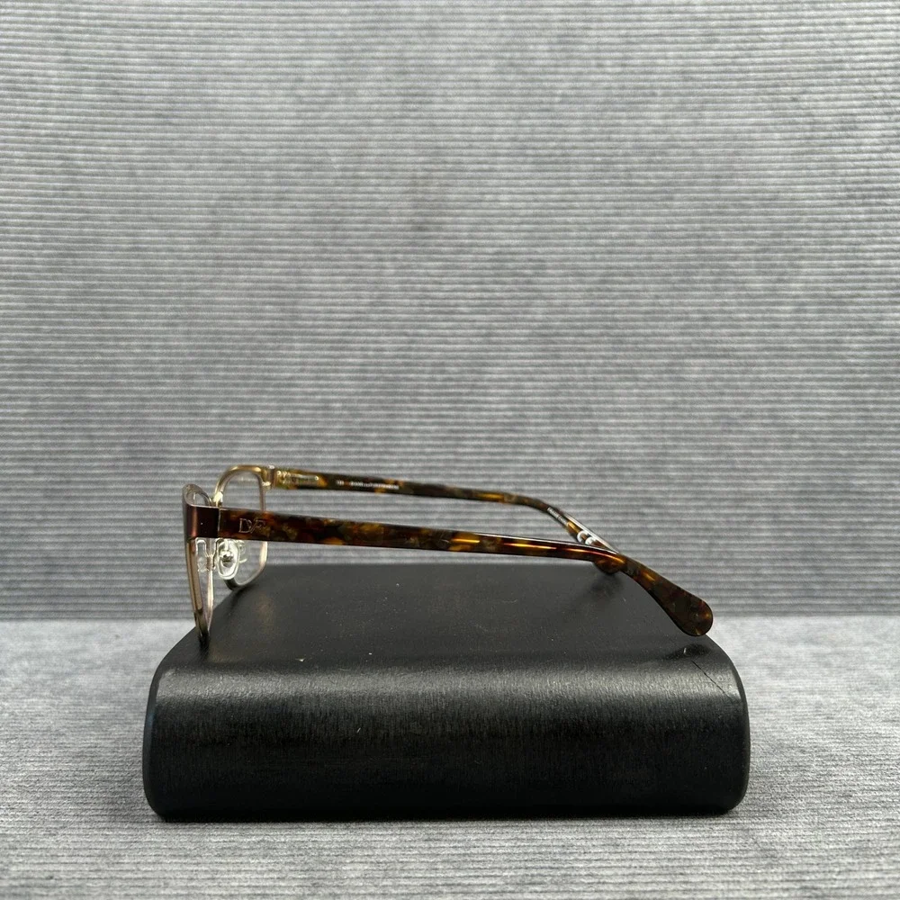 Diane von Furstenberg DVF8051 Brown Tortoise Y2k Eyeglass Frames 49-16-135